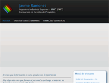 Tablet Screenshot of jramonet.com